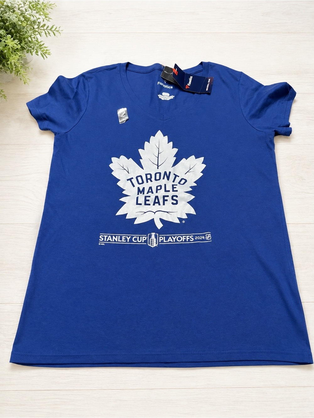 NWT Fanatics Toronto Maple Leafs 2024 Playoffs Tee S